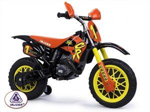 Аккумуляторный мотоцикл 6V INJUSA  Moto Cross CR со шлемом  677             ― Luckfamily.ru