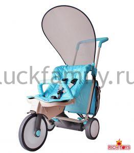 Велосипед-коляска  3 в 1  Italtrike EVOLUTION  blue (0002)                   ― Luckfamily.ru