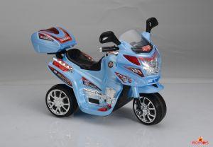 С 051 Электромотоцикл на 3-х колесах синий ― Luckfamily.ru