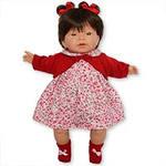  Кукла девочка в красном 42 см