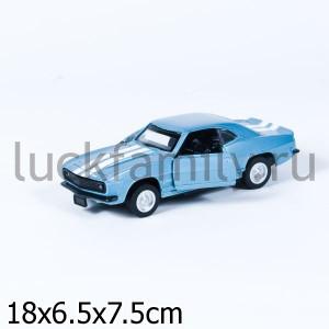 МАШИНА МЕТАЛЛ. ИНЕРЦ. CHEVROLET CAMARO Z28 1969, 1:32, ОТКРЫВ. ДВЕРИ В КОР. в кор.4*12шт ― Luckfamily.ru