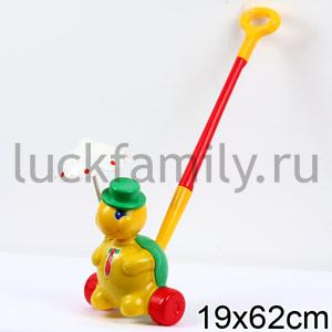 ЧЕРЕПАШКА-КАТАЛКА ТОРТИЛА С РУЧКОЙ в кор.8шт ― Luckfamily.ru