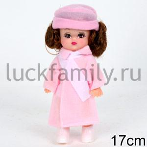 КУКЛА "НАСТЕНЬКА", ЦВЕТ ОДЕЖДЫ В АССОРТ. В ПАК. (РУСС. УП.) 17СМ в кор.3*72шт ― Luckfamily.ru