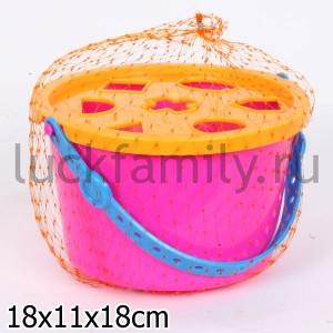 ДИДАКТИЧЕСКАЯ ИГРУШКА "ВЕДЕРКО" В СЕТКЕ в кор.36шт ― Luckfamily.ru