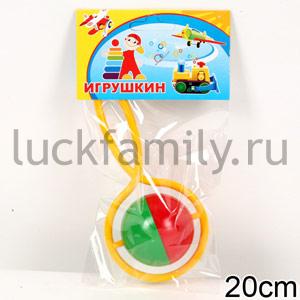 ПОГРЕМУШКА "ВОЛЧОК" в кор.70шт ― Luckfamily.ru