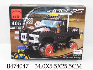 КОНСТРУКТОР ПЛАСТ. ВЕЗДЕХОД С ФИГУРКАМИ 230ДЕТ 405 В КОР. 34*6*26СМ в кор.30шт. (Р) ― Luckfamily.ru