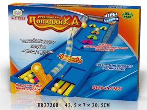 ИГРА "ПОПАДАЙ-КА" НА БАТ. СО СВЕТОМ И ЗВУКОМ SR22788 В РУСС. КОР. 43*30СМ в кор.2*12шт ― Luckfamily.ru