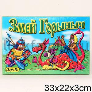 ЗМЕЙ-ГОРЫНЫЧ. РАЗВИВАЮЩАЯ ИГРА + СКАЗКА + 6 РАСКРАСОК в кор.20шт ― Luckfamily.ru