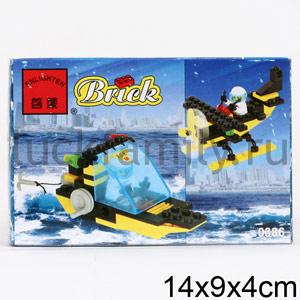 КОНСТРУКТОР ПЛАСТ. ВЕРТОЛЕТ С АКСЕСС. В КОР. 15*8СМ в кор.120шт (Р) ― Luckfamily.ru