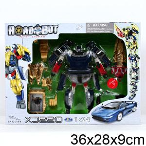 РОБОТ-ТРАНСФОРМЕР "GALAXY DEFENDER" МАШИНА JAGUAR 1:24 53020 EV10264 В КОР. 38*29*9СМ в кор.12шт ― Luckfamily.ru