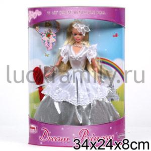 КУКЛА ГНУЩАЯСЯ С АКСЕСС., В АССОРТ. В ПЛАСТ. КОР. 34*24СМ в кор.12шт ― Luckfamily.ru