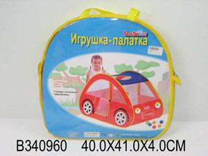ДЕТСКАЯ ИГРОВАЯ ПАЛАТКА МАШИНКА 8016 В СУМКЕ (РУСС. УП.) 41*40СМ в кор.2*12шт ― Luckfamily.ru