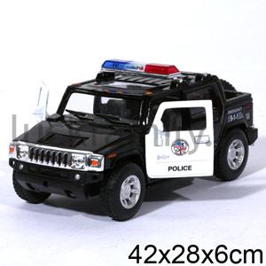 МАШИНА 2005 HUMMER H2 SUT POLICE МЕТАЛЛ. ИНЕРЦ. 1:40 ОТКРЫВ. ДВЕРИ В ДИСПЛЕЕ УП-12ШТ в кор.2*6уп ― Luckfamily.ru