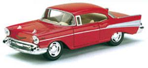 МАШИНА 1957 CHEVROLET BEL AIR МЕТАЛЛ. ИНЕРЦ. 1:40 ОТКРЫВ. ДВЕРИ В ДИСПЛЕЕ УП-12ШТ в кор.2*6уп ― Luckfamily.ru