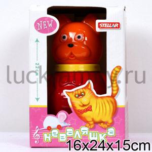 НЕВАЛЯШКА СРЕДНЯЯ "КОТ ВАСИЛИЙ" в кор.4шт ― Luckfamily.ru