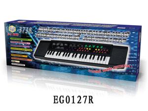 ЭЛЕКТРООРГАН (220V/НА БАТ.) С МИКРОФОНОМ SR3738 В РУСС. КОР. 79*9*24СМ в кор.10шт ― Luckfamily.ru
