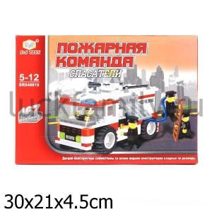 КОНСТРУКТОР ПЛАСТ. "ПОЖАРНАЯ КОМАНДА" 167ДЕТ. SR040810 В РУСС. КОР. 30*5*21СМ в кор.2*18шт ― Luckfamily.ru