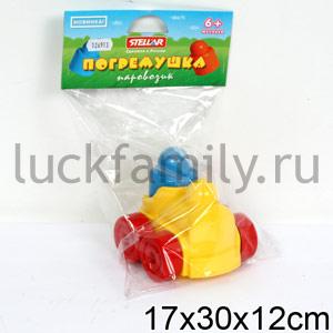 ПОГРЕМУШКА "ПАРОВОЗИК" в уп.40шт ― Luckfamily.ru