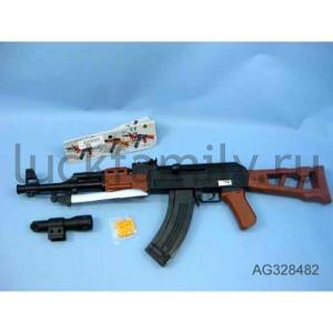 АВТОМАТ ПНЕВМ. СО ШТЫК-НОЖОМ, С ПУЛЬКАМИ В ПАК. в кор. 2*36шт. ― Luckfamily.ru