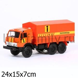 МАШИНА "ТЕХНОПАРК" МЕТАЛЛ. ИНЕРЦ. КАМАЗ ТЕХПОМОЩЬ 3303-20 В РУСС. КОР. в кор.24шт ― Luckfamily.ru