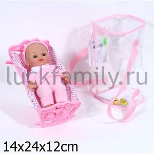 ПУПС "КАРАПУЗ" В КРОВАТКЕ В СУМКЕ (РУСС. УП.) 20СМ в кор.4*12шт ― Luckfamily.ru