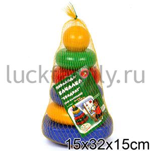 ПИРАМИДКА-КАЧАЛКА КВАДРАТ (ШАР МАЛ.) в кор.10шт ― Luckfamily.ru