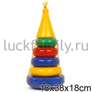 ПИРАМИДКА-КАЧАЛКА КВАДРАТ (КОНУС) в кор.10шт ― Luckfamily.ru