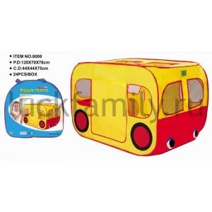 ДЕТСКАЯ ИГРОВАЯ ПАЛАТКА В СУМКЕ (РУСС. УП.) 44*44*75СМ в кор.2*12шт. ― Luckfamily.ru