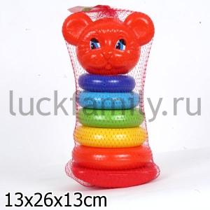 ПИРАМИДА-КАЧАЛКА "ТИГРЕНОК"  В СЕТКЕ в кор.20 шт ― Luckfamily.ru