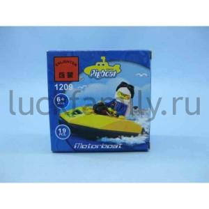 КОНСТРУКТОР ПЛАСТ. КАТЕР 19ДЕТ. В КОР. в кор.360шт (Р) ― Luckfamily.ru