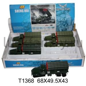 МАШИНА  МЕТАЛЛ. ИНЕРЦ. ВОЕННАЯ СВЕТ+ЗВУК В АССОРТ. 831-F В ДИСПЛЕЕ 68*50*43СМ УП-8ШТ. в кор.2*5уп ― Luckfamily.ru