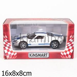 МАШИНА FORD GT 2006 МЕТАЛЛ. ИНЕРЦ. 1:36 ОТКРЫВ. ДВЕРИ, ЦВЕТ В АССОРТ. В КОР. 13СМ в кор.4*24шт ― Luckfamily.ru