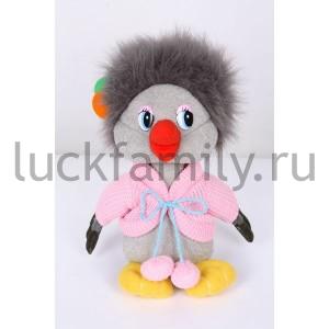 МЯГКАЯ ИГРУШКА "МУЛЬТИ-ПУЛЬТИ" КАРКУША С МЯГКИМ КЛЮВОМ, ОЗВУЧ. РУСС. ЧИП В ПАК. 22СМ в кор.24шт ― Luckfamily.ru