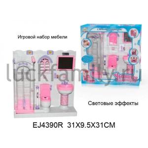 ИГРОВОЙ НАБОР ВАННАЯ КОМНАТА НА БАТ. СО СВЕТОМ SR2009 В РУСС. КОР. 31*31*9СМ в кор.12шт ― Luckfamily.ru