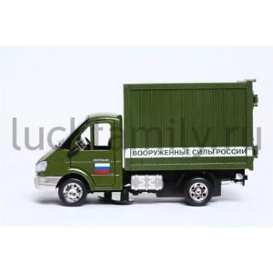 ГАЗЕЛЬ "ТЕХНОПАРК" МЕТАЛЛ ИНЕРЦ. ВООРУЖЕННЫЕ СИЛЫ, ОТКРЫВ ДВЕРИ 3302-22 В РУСС. КОР. в кор.48шт ― Luckfamily.ru