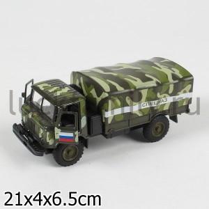 МАШИНА "ТЕХНОПАРК" МЕТАЛЛ. ИНЕРЦ. ГАЗ 66 СПЕЦНАЗ, СВЕТ+ЗВУК, В РУСС. КОР. в кор.2*24шт. ― Luckfamily.ru