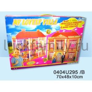 ДОМ Д/КУКОЛ С АКСЕСС. В КОР. 70*48*10СМ в кор.6шт ― Luckfamily.ru