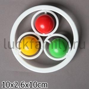ПОГРЕМУШКА "ЦВЕТИК" в кор.80шт ― Luckfamily.ru