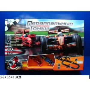 ТРЕК СВЕТ+ЗВУК, С 2-МЯ МАШИНКАМИ, ДЛИНА 710СМ 0856 EV17858 В РУСС. КОР. 56*36*13СМ в кор.6шт ― Luckfamily.ru