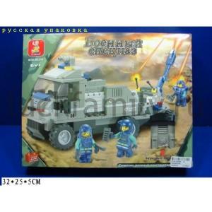 КОНСТРУКТОР ПЛАСТ. "ВОЕННЫЙ СПЕЦНАЗ" ОЗВУЧ., 232ДЕТ. В РУСС. КОР. 32*25*5СМ в кор.2*16шт ― Luckfamily.ru