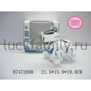 СОБАКА-РОБОТ НА БАТ. СВЕТ+ЗВУК, РУССИФИЦ. 09-739 В РУСС. КОР. 22*15*19СМ в кор.2*12шт ― Luckfamily.ru