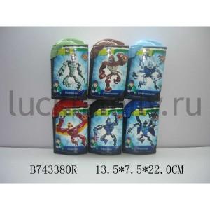КОНСТРУКТОР ПЛАСТ. "РОБОТ" В АССОРТ. 9882-9887 В ПЛАСТ. ТУБЕ (РУСС. УП.) 14*8*22СМ в кор.2*36шт ― Luckfamily.ru