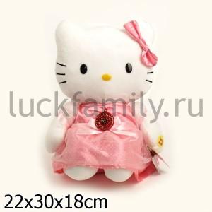 МЯГКАЯ ИГРУШКА "МУЛЬТИ-ПУЛЬТИ" "HELLO KITTY" ОЗВУЧ. РУСС. ЧИП В ПАК. 30СМ в кор.24шт ― Luckfamily.ru