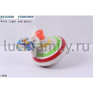 ЮЛА НА БАТ. СО СВЕТОМ И ЗВУКОМ 0191/JY-0191 В СЕТКЕ (РУСС. УП.) 10СМ в кор.2*60шт ― Luckfamily.ru