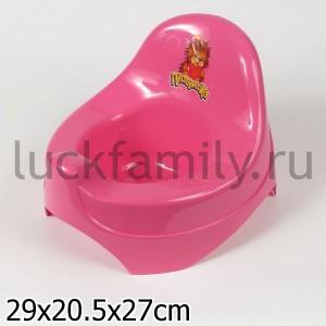 ГОРШОК ДЕТСКИЙ (МИКС 1), ЦВЕТ ГОЛУБОЙ/РОЗОВЫЙ в кор.18шт ― Luckfamily.ru