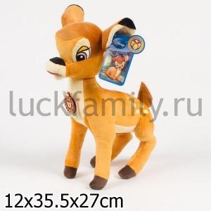 МЯГКАЯ ИГРУШКА DISNEY "МУЛЬТИ-ПУЛЬТИ" БЕМБИ ОЗВУЧ. РУСС. ЧИП В ПАК. 28СМ в кор.24шт ― Luckfamily.ru