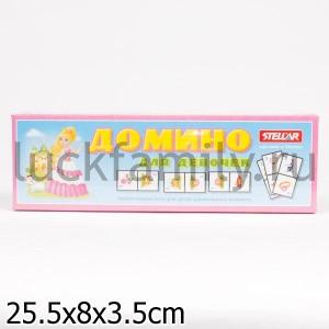 ДОМИНО БОЛЬШОЕ 19 (ДЛЯ ДЕВОЧЕК) в уп.16шт ― Luckfamily.ru