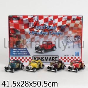 МАШИНА 1932 FORD 3-WINDOW COUPE МЕТАЛЛ. ИНЕРЦ. 1:34 ОТКРЫВ. ДВЕРИ В ДИСПЛЕЕ УП-12ШТ в кор.2*6уп ― Luckfamily.ru
