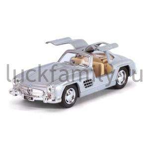 МАШИНА 1954 MERCEDES-BENZ МЕТАЛЛ. ИНЕРЦ. ОТКРЫВ. ДВЕРИ В ДИСПЛЕЕ 13СМ УП-12ШТ в кор.2*6уп ― Luckfamily.ru