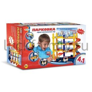 ГАРАЖ "ИГРАЕМ ВМЕСТЕ" 4 УРОВНЯ С МАШИНКАМИ 2028 В РУСС. КОР. 35*21*11СМ в кор.2*12шт ― Luckfamily.ru
